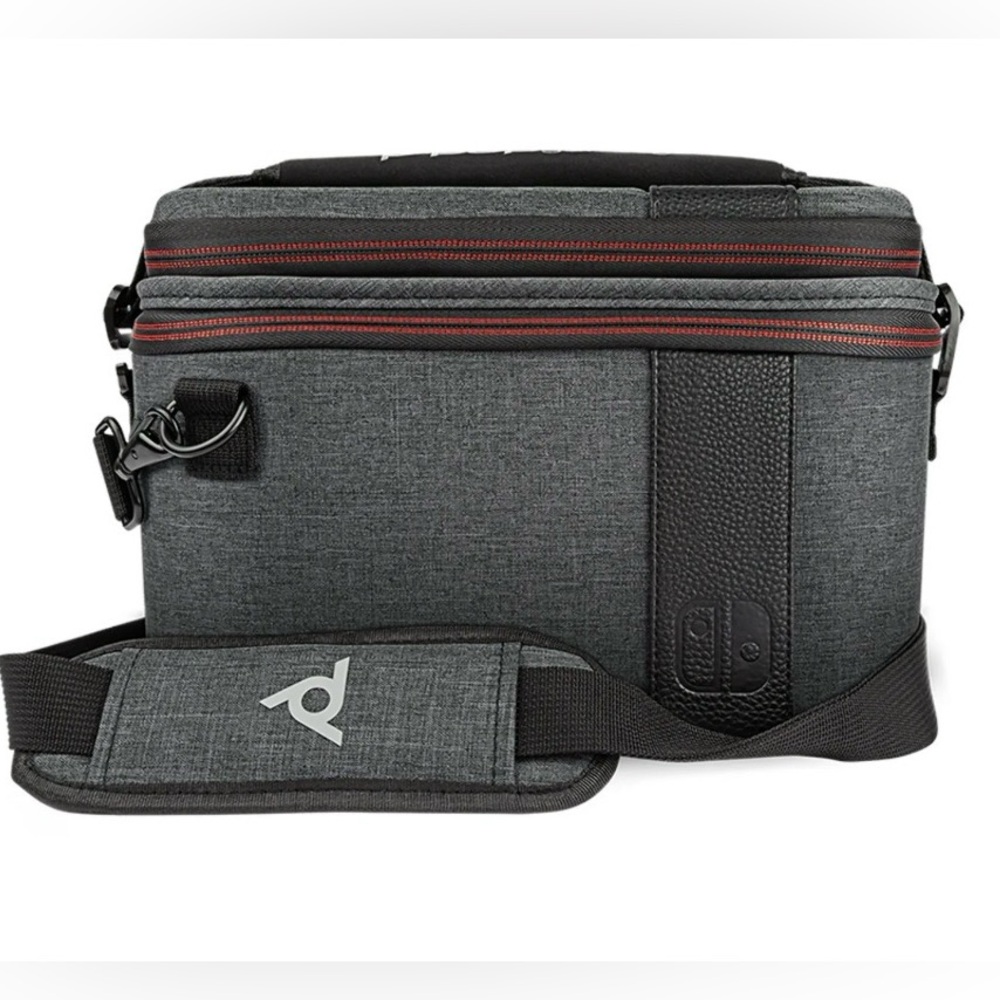 Gray and Black Electronics Carrying Case